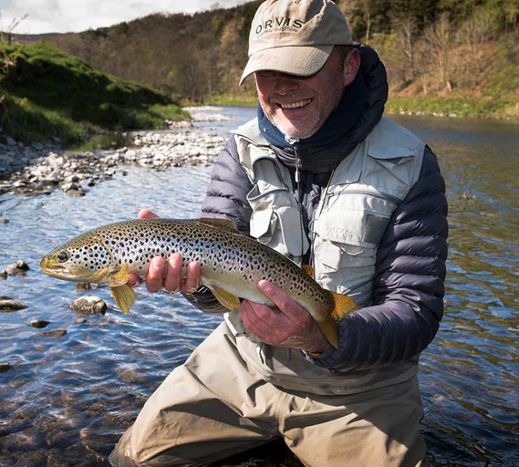 RiverTweedWildBrownTrout Brown Trout, River Tweed, Dry Fly, Catch and Release