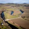River Deveron, Trout Fishing, Drone photo