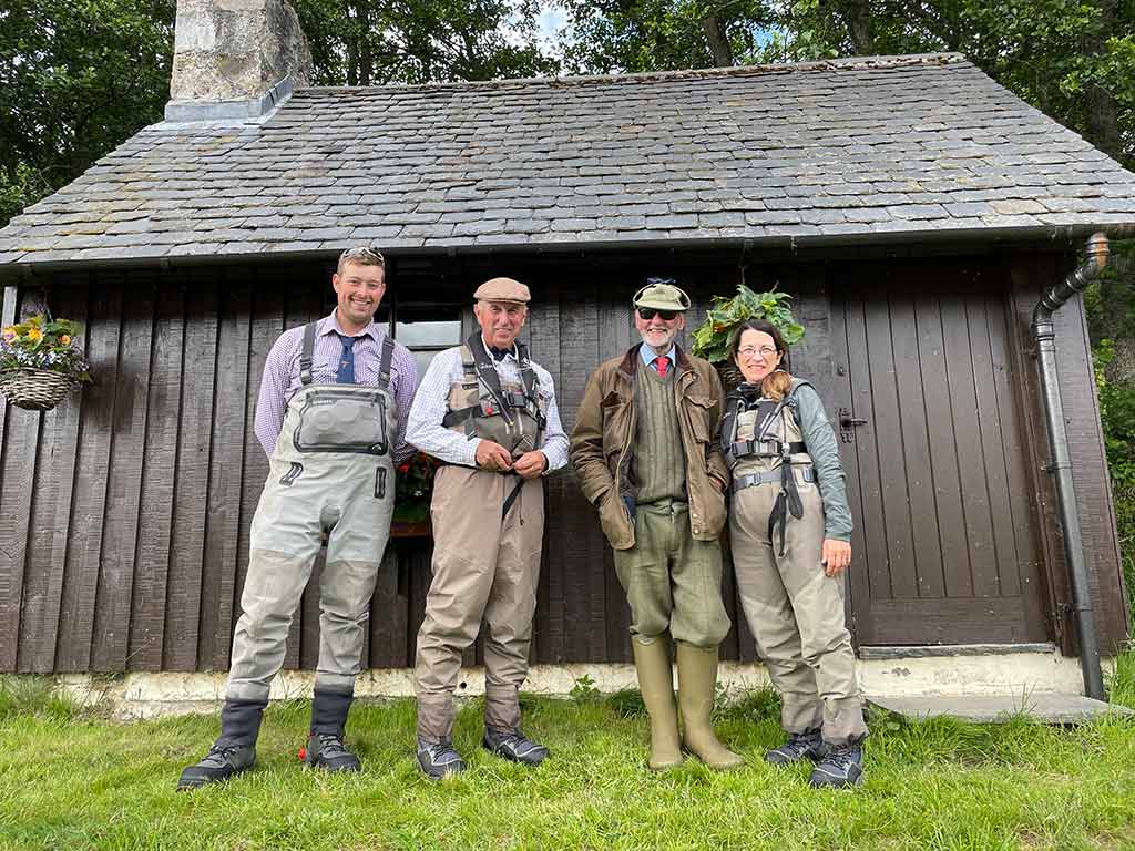 Salmon fishing on the River Spey in Scotland! Fly fishing is a niche sport  but one I really recommend, mostly because it gives you a reas