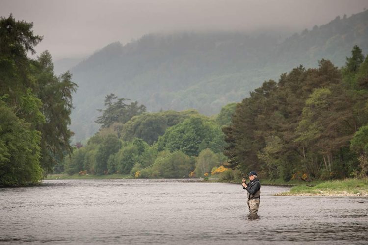trout fishing, River Ness,