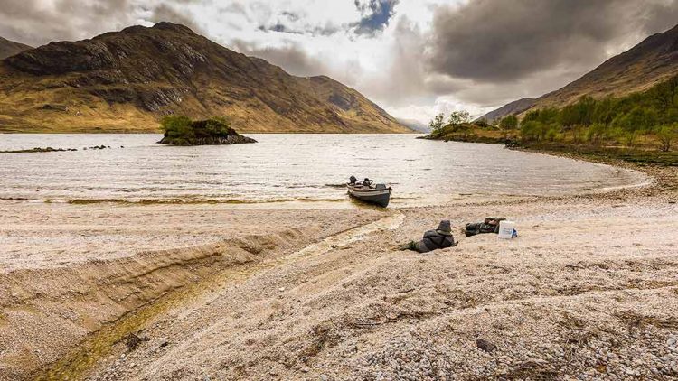 Loch Shiel, Scottish Highlands, Trout fishing, Loch