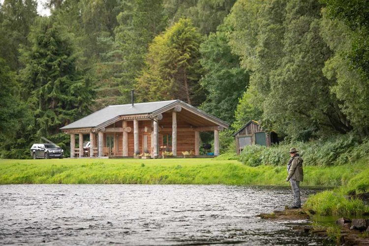 River Spey, Fishing huts in Scotland, Tulchan Sporting, Tulchan B Beat, salmon fishing