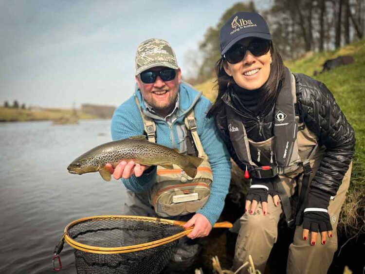 Brown Trout, River Deveron, Trout Fishing, Fly Fishing Guide, Sage Experiences, Sage Rods