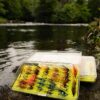 Salmon Flies, Salmon Fishing, Double Hooks, Cascade, Blue Charm, Flame Thrower