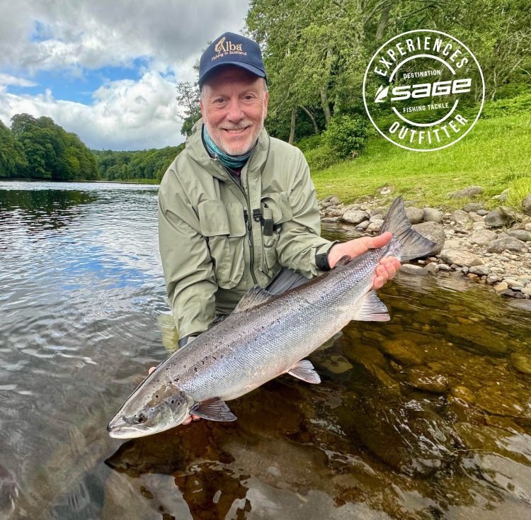 River Tummel, River Tay, Sage Experiences, Sage Fly Rod, Salmon fishing, River Tay, Catch and release, Alba Game Fishing