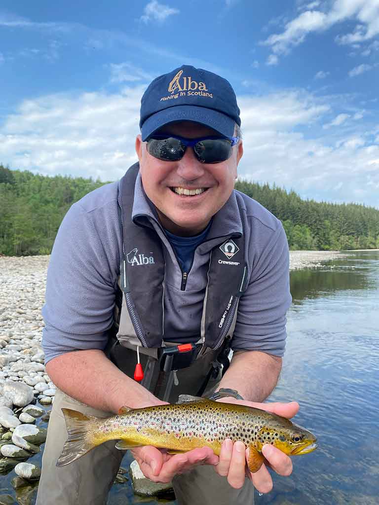 River Tummel, Trout Fishing, Brown trout,