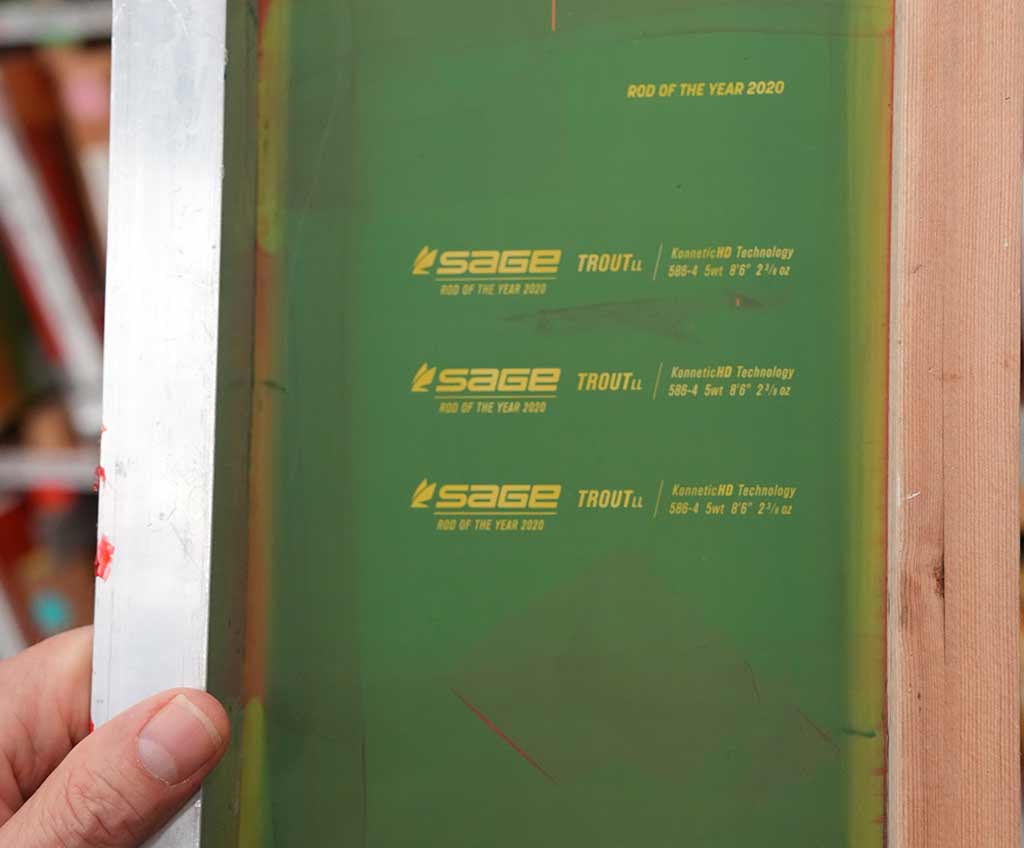 Sage Fly Rods, Decal, Rod identification, Farbank, Sage Experiences