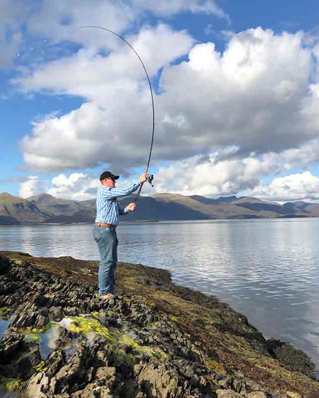 Shore Fishing, Pollack, Wrasse, Oban, Glencoe, Sea Fishing