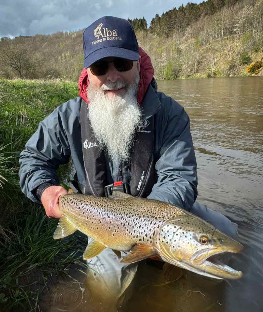 Trophy Brown Trout, River Tweed, Brown Trout, Catch and Release, fish of a lifetime