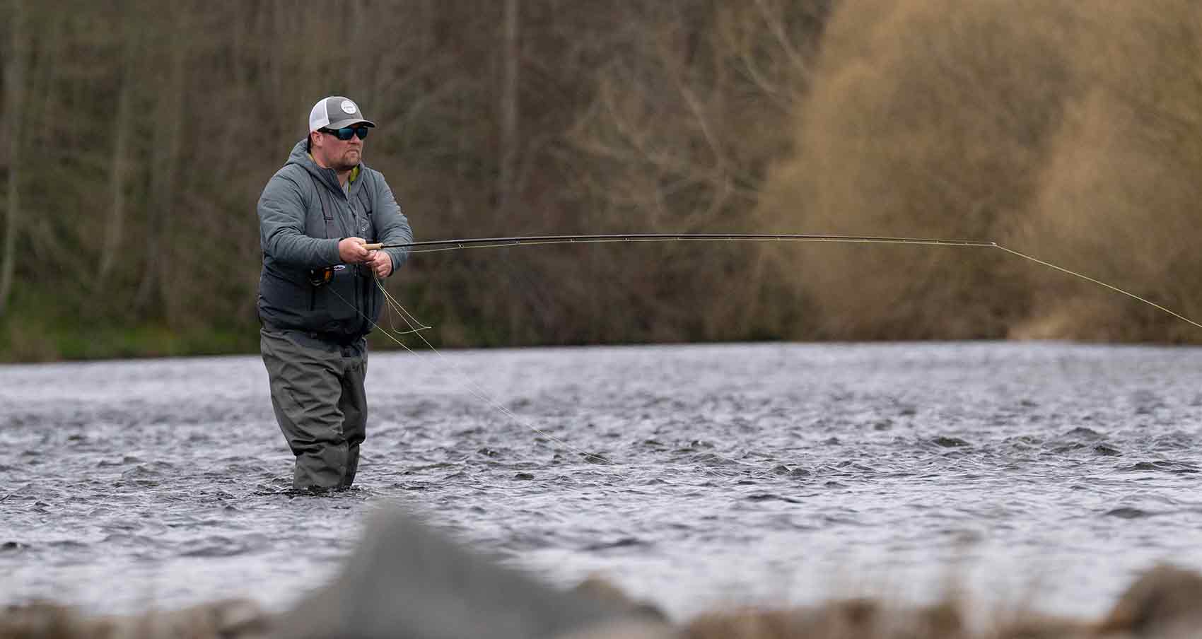 Salmon Fishing River Tweed, Fishing Guide, Spey Casting