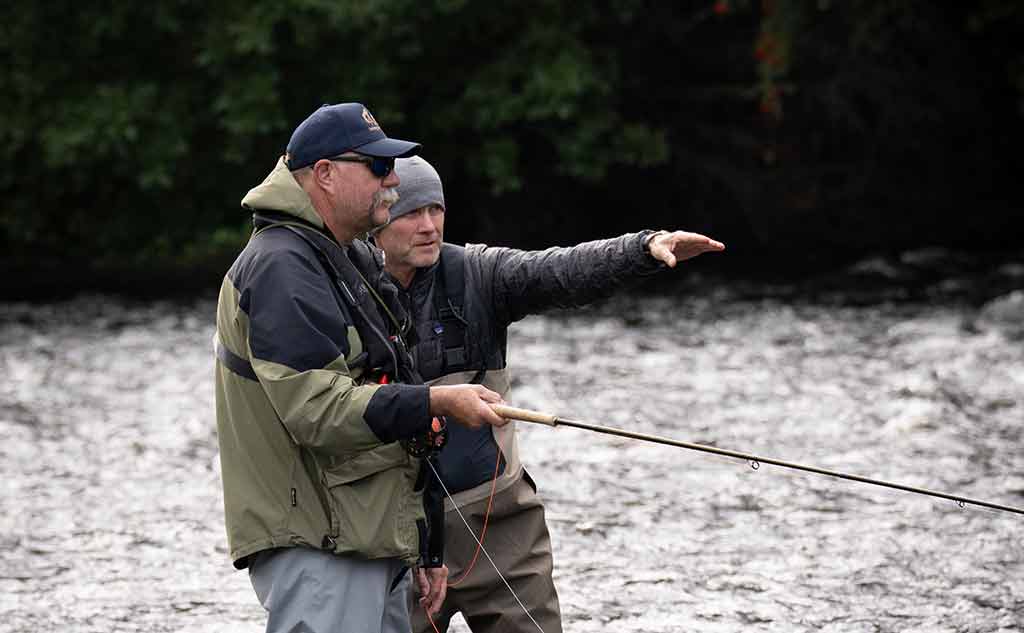 River Spey, Fishing Guide, Sage R8 fly rods, Spey casting tuition