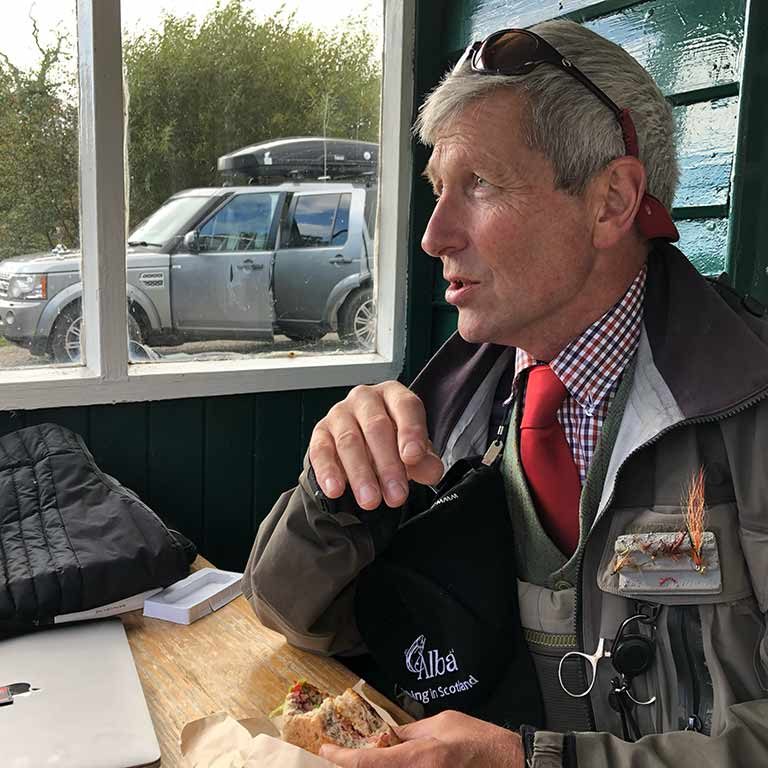 Bill Drew, Fishing Guide, River Tweed
